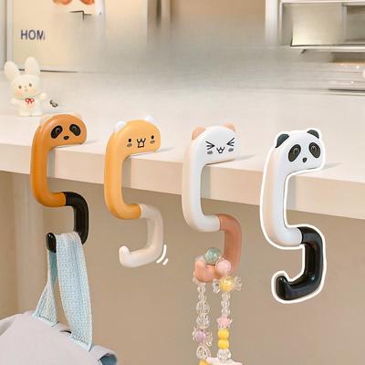 Multi-functional Hook Non-slip, Non-trace, Non-punching Desk Side Bag Hanger for Students' School Bags Desktop Bag Hanger