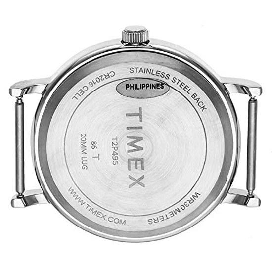 TIMEX Weekender Mens Watch Quartz Brass Calf Leather T2P495