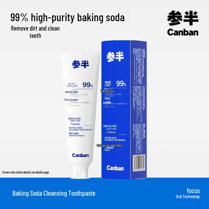 Semi Baking Soda Whitening Toothpaste