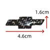 Rvdn6 Carbon Fiber for Chevrolet Malibu Cruze Equinox Impala Traverse Lacetti Captiva Sail Car Steering Wheel Center Sticker 4.6x1.6cm