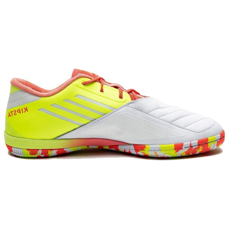 DECATHLON Kipsta Ginka 900 2022/2023 IC/IN Shock Absorption Anti-Slip Abrasion Resistant Football Boots Men's White Powder