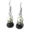 Les Trésors De Lily [N1578] - Designer Earrings 'Sissi' Black White