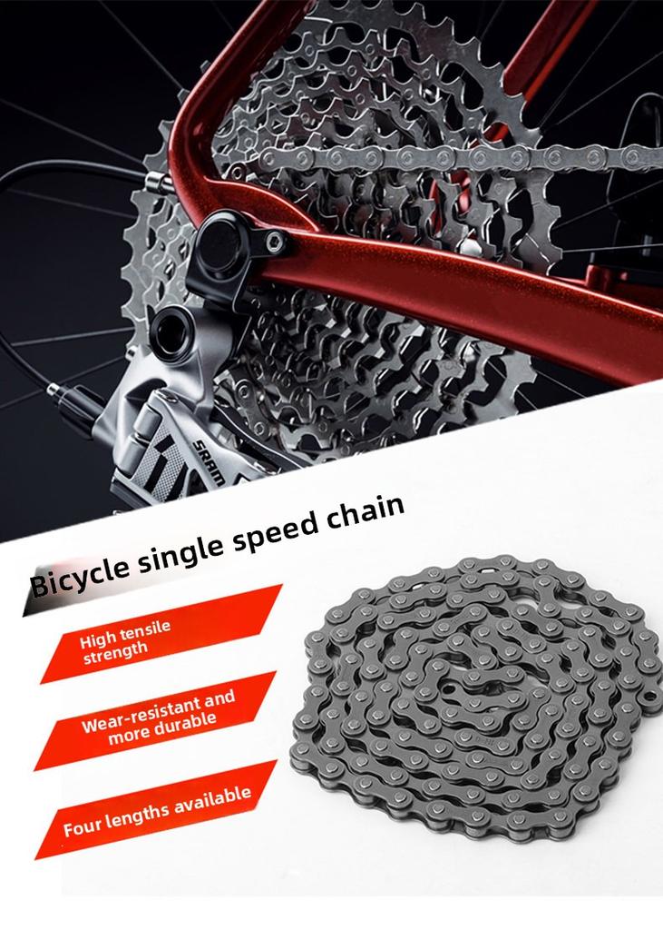 Durable Flexible Single Speed Variable Speed 98 104 114 116 Links Folding E-Bike Component Bicycle Chain