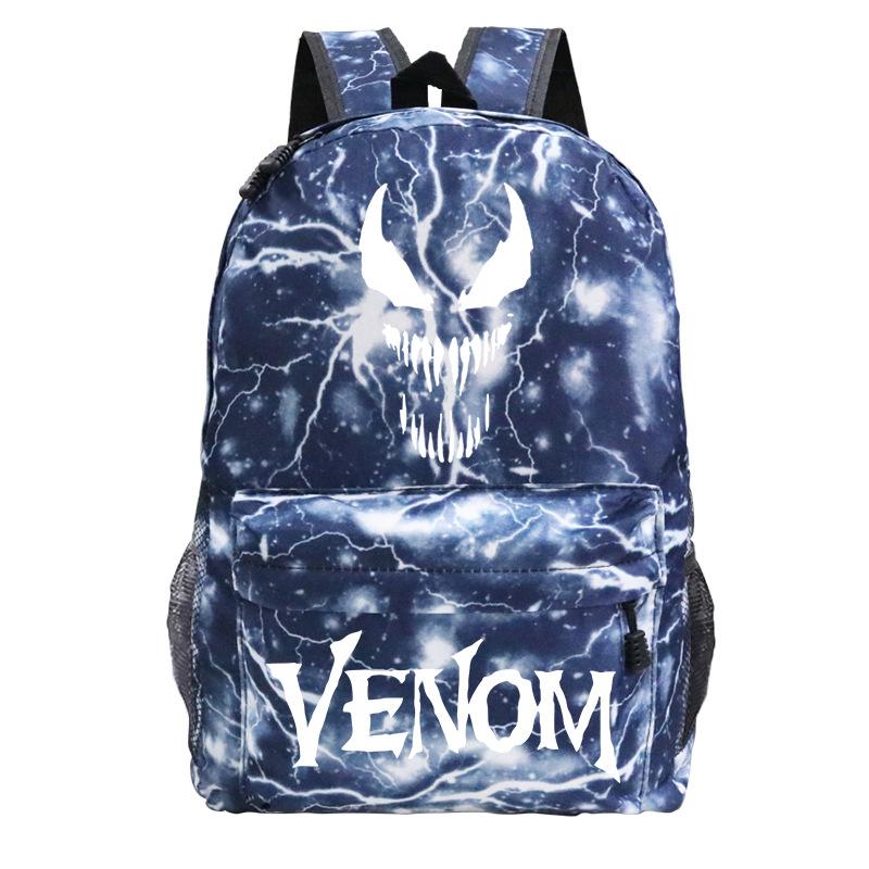 Tide Brand Casual Backpack College Wind Protection Ridge Large-Capacity Student Schoolbag