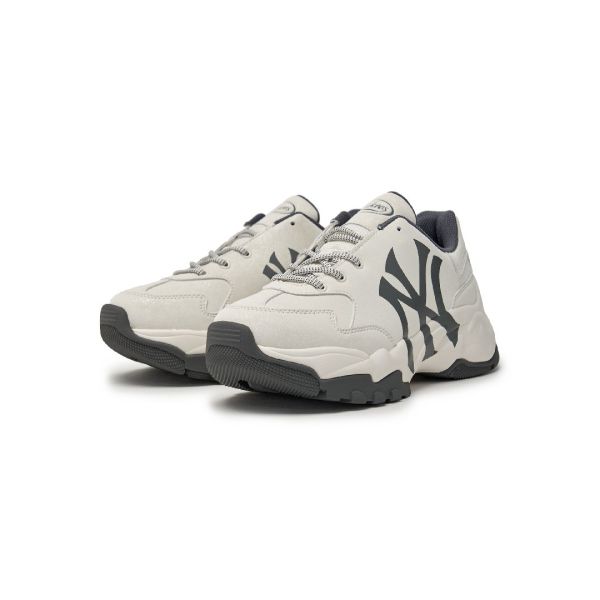 MLB Cuir Synthétique Confortable Mode Semelle Épaisse Chaussures de Papa Baskets Unisexes 3ASHCV16N-50IVS 41