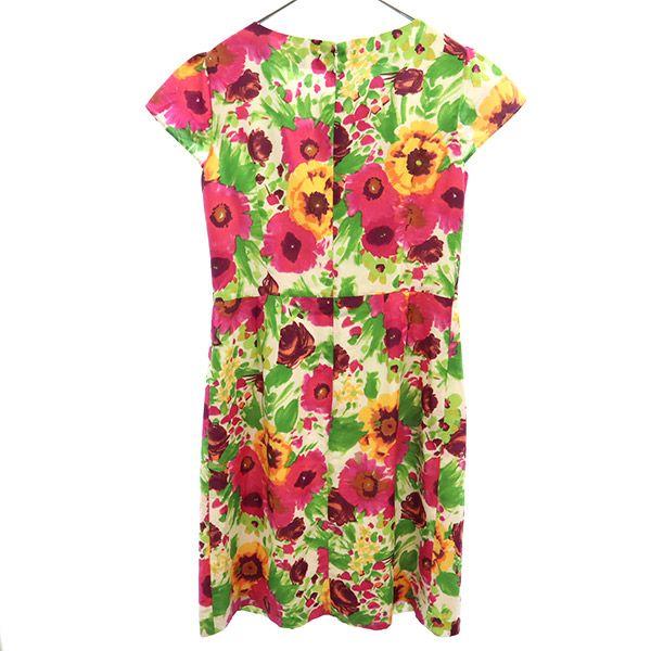 Unused PLATINE Floral Short Sleeve One Piece 38 Women Used
