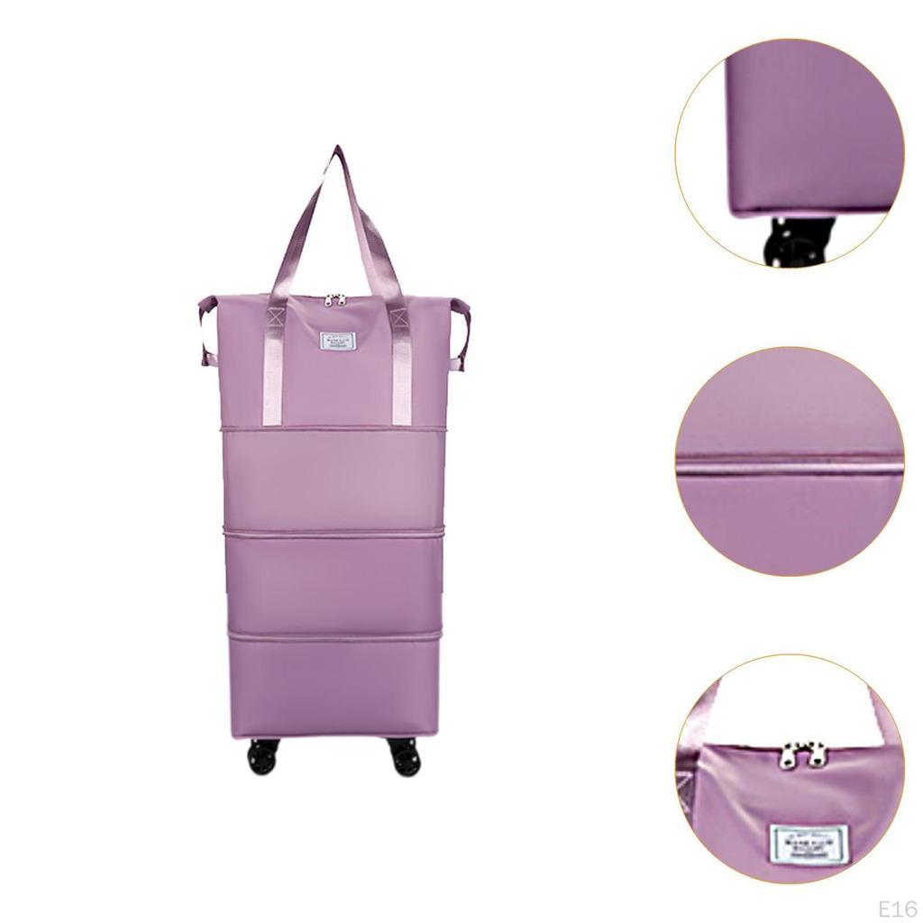 Compact Travel Duffel Bag with Wheels for Easy Transport