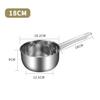 Stainless Steel Non-stick Pan Noodle Pot Thickened Milk Pot Durable Water Spoon  Household