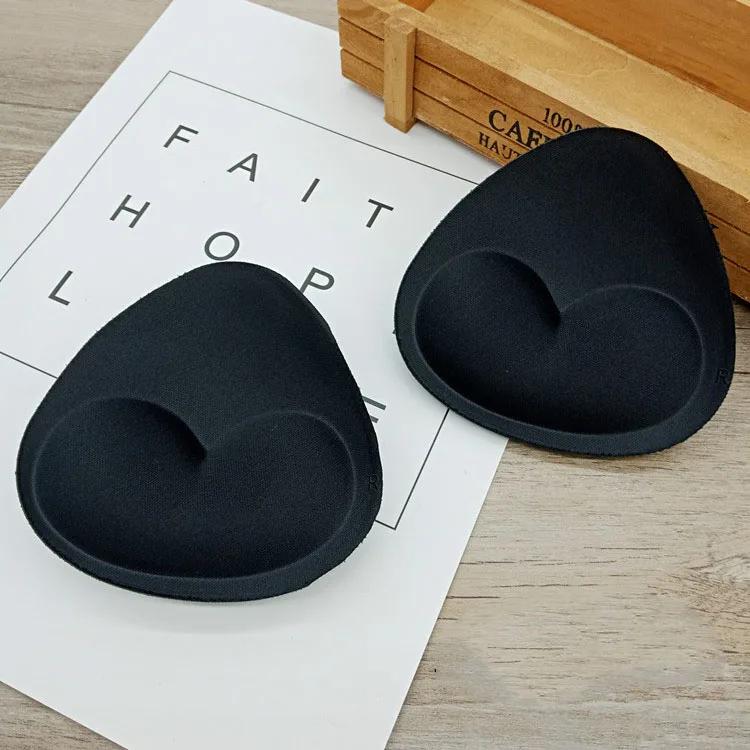 1 Pair/Lot Woman Swimsuit Padded Sponge Foam Push Up Enhancer Chest Cup Breast Bikini Swimwear Inserts Invisible Bra Pad