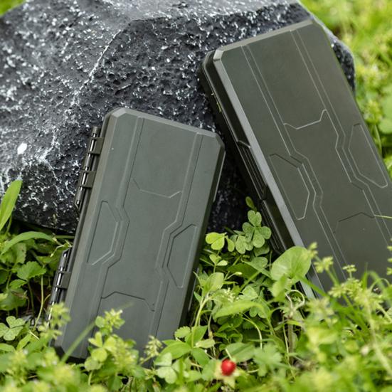 Krabice na rybářské náčiní s 9 magnetickými nástrahami typu stick bait, háčky, vícekomorovým designem, vodotěsným úložným pouzdrem, organizér na rybářské náčiní