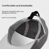 Men Women Breathable Perforated Flat Brim Cap Quick Dry Uv Protection Adjustable Outdoor Hiking Running Sun Hat