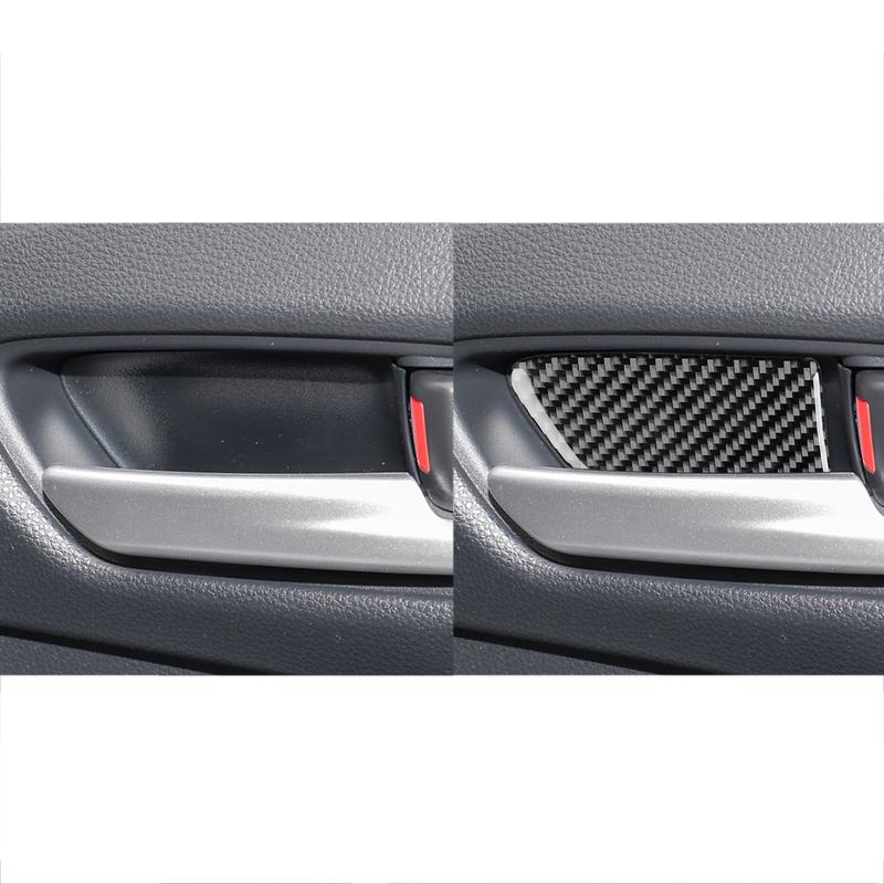 Carbon Fiber Inner Door Berral Bowl Panel Car Interior Accessories Cover Trim Sticker Modification For Toyota Corolla —2024