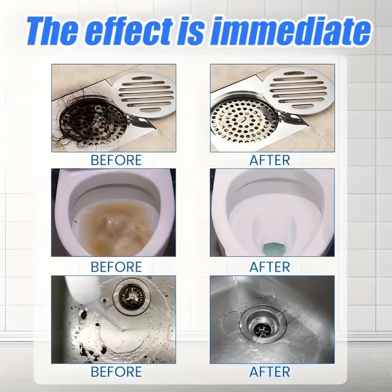 Powerful Drain Cleaner (Gel Type) Quickly unclogs kitchen sinks, toilets and washbasins. A must-have unclogging tool for every h