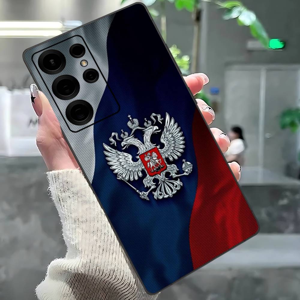 Popular Flag Of Russia Phone Case For Samsung S 24 Fe 25 Ultra Plus 20 Lite 21 30 22 23 24 22 Ultra 5G Fundas