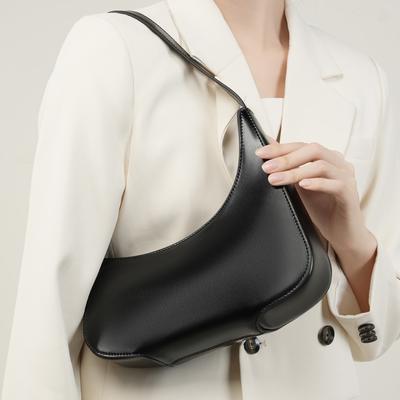 Shoulder Underarm Women's Bag New Versatile Leather Trend Half-moon Bag Handbag