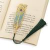 Light-Transmitting Metal Bookmark Creative Hollow Out Bookmark Decorative Bookmark  Office Reading
