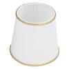 6Pcs E14 Fabric Lamp Shade Clip On Lampshades for Home Hotel Hall Office Decoration