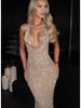 2024 Winter Women's Fashion Sequin Halter Deep V Bodycon Dress - Sexy Slimming Micro Backless Long Dress