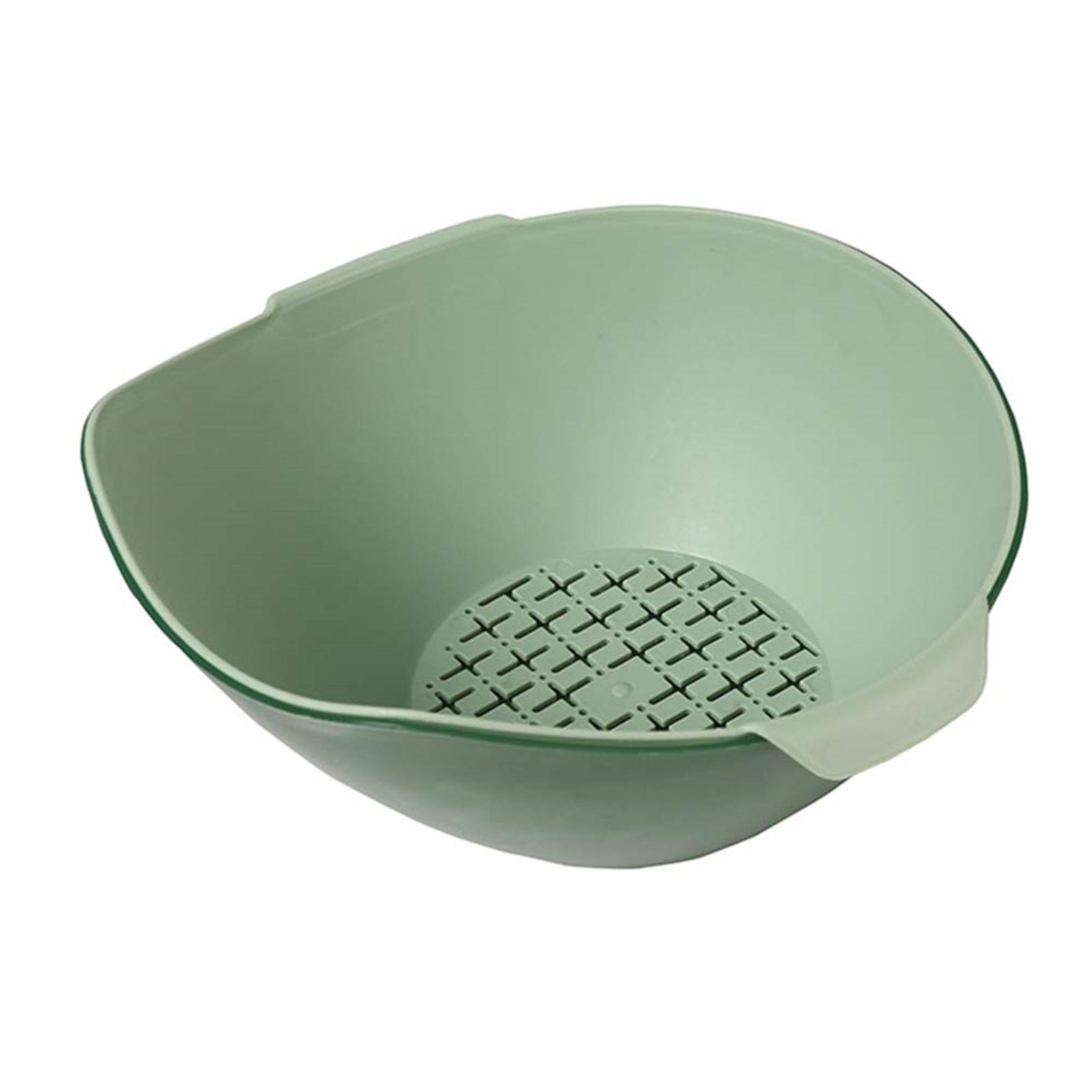 Double Layer Plastic Vegetable Washing Basin Drain Basket Fruit Storage Baskets