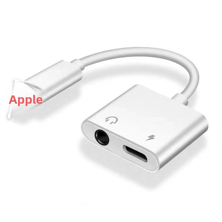 Apple Lightning to 3.5mm Adapter Cable: Dual Function for Audio & Microphone