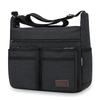 Borsa a tracolla da uomo in tela Vintage Resistente all'acqua Borsa a tracolla Cartella Borsa a spalla imbottita Borsa a mano