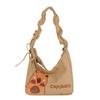 Hello Kitty Melody Kuromi Canvas Shoulder Bag With Stitching Details For Student And Outing