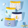 4 sztuk/partia chłopcy bawełniana bielizna dzieci bokserki dziecięce majtki dziecięce figi dla chłopca nastolatek kalesony 2-12 lat