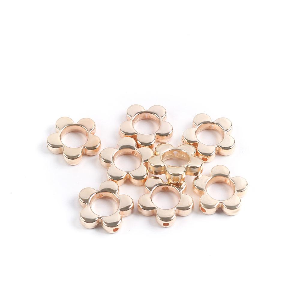 Ccb Gold Electroplated Cat Head Star Love Flower Square Spacer Beads Diy Necklace Bracelet Earrings Jewelry Accessories