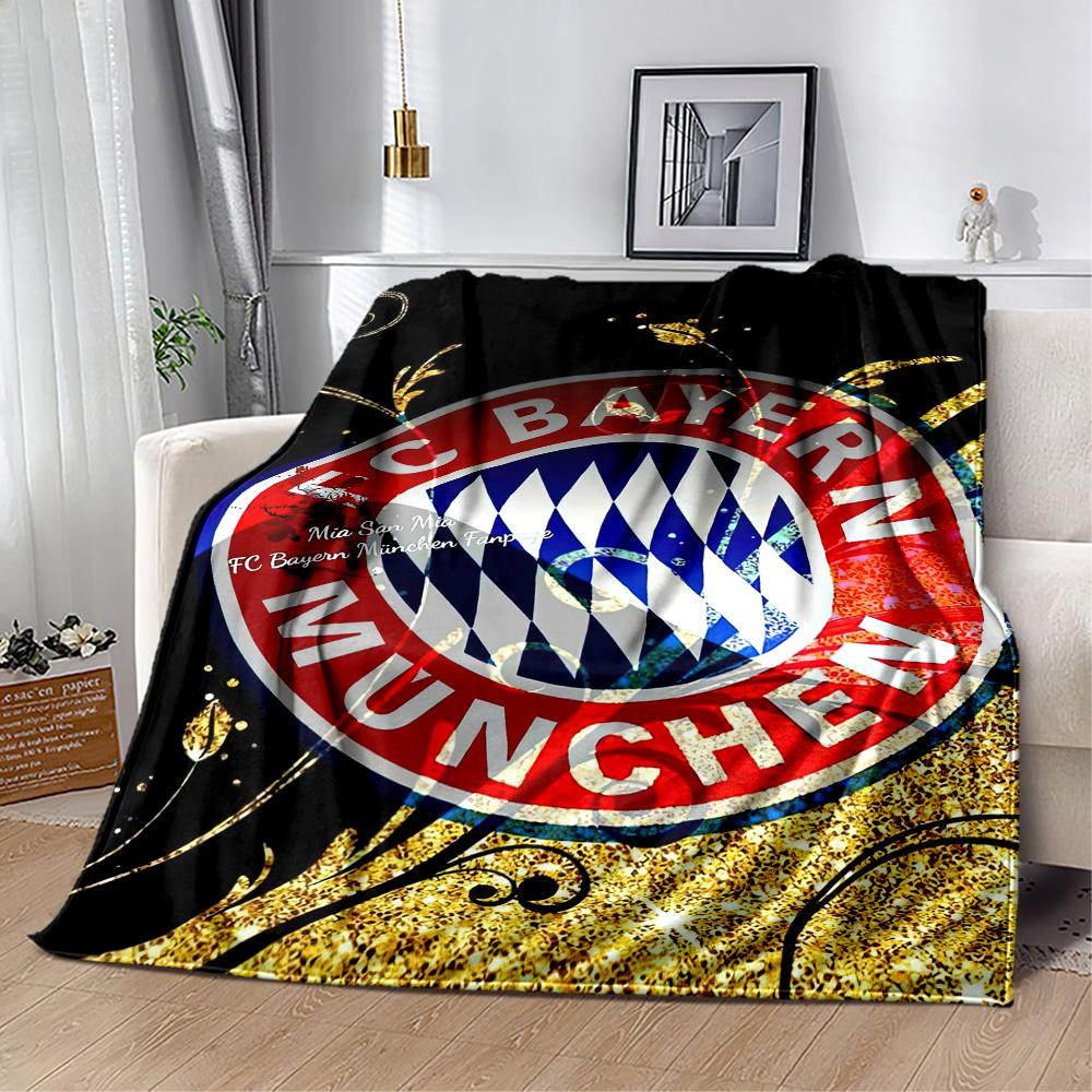 Bayern Munich Blanket Ultra-Soft Perfect for Office Picnics Livingroom for All Occasions Playful Design Best Holiday Gift for Friends Family