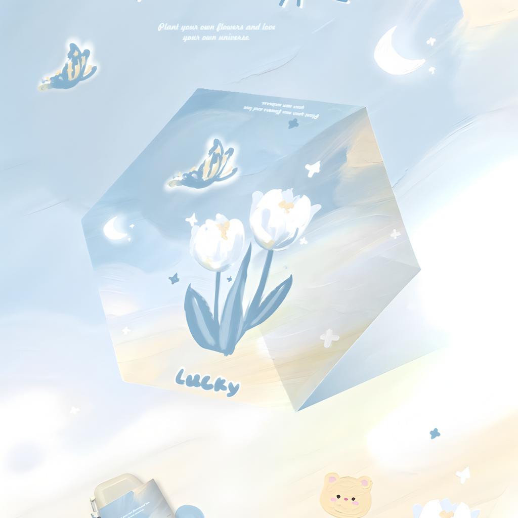 Cartoon 50% Off Card Umbrella Vinyl Weather and Rain Sunscreen Parasol Small Portable Women's Sun Umbrella Umbrella