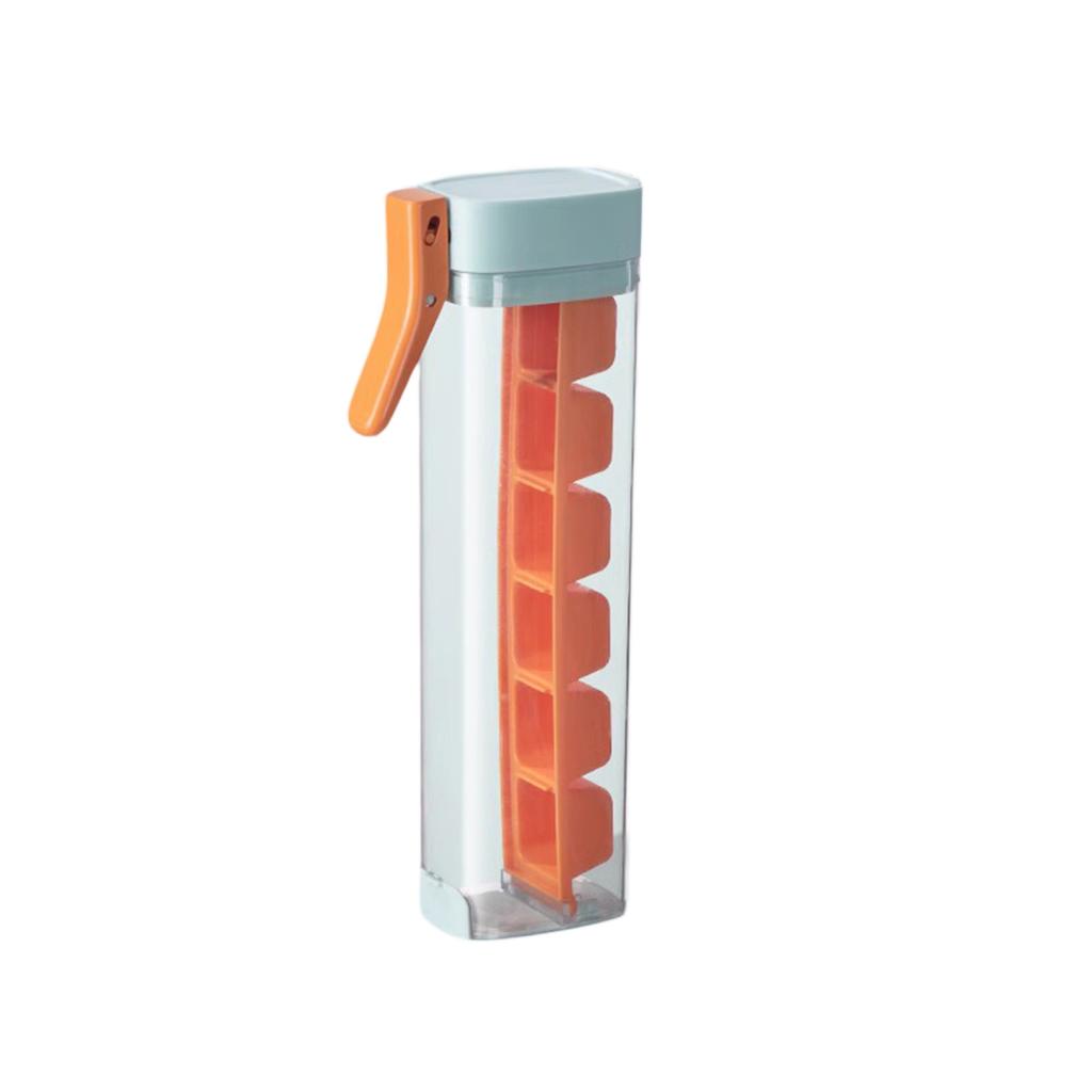 Ice Cube Tray 6-compartment One-key Pressing Ice Cube Quick Release Molds Suitable For Whiskey Cocktail Coffee Juice Party Tools