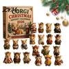 Adventní kalendář pro dívky 24 dní Vánoce 2026 s miniaturními figurkami Corgi, Sváteční stolní dekorace, Odpočet do svátků, Děti, Milovníci psů, Roztomilé ozdoby
