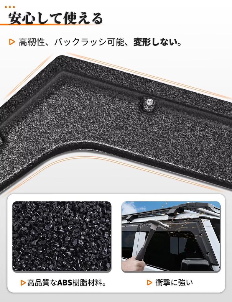 Jimny Nomad JC74 D5 Door Side and Sunshades of Popular Car Custom and Ventilation 5-Door Visors, Visors, (Set 4) - Parts, Accessories,