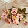 Artificial Flowers Silk Rose DIY Branch Bouquet for Wedding Home Decoration Fake Plants For Party Home Decorative Rose Floral