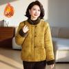 Vintage-Style Plus Size Women's Warm Cotton Jacket for Middle-Aged & Seniors