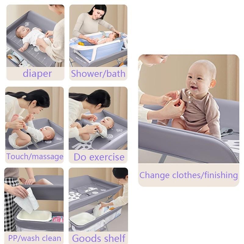 0-3 Years Old Newborn Foldable Multifunctional Care Diaper Nursing Table Household Baby Diapers Changing Table