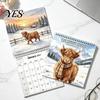 Practical Home Office Supplies Funny Animal Wall Calendar 2027, 12 Months Jan. to Dec., Spiral Bound Hanging Planner Calendar, Monthly with