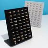 Soft Velvet Rings Display Stand Black Gray Ring Holder Fashion Jewelry Organizer Woman Girls
