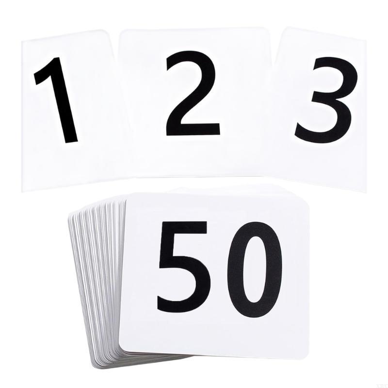 

Convenient Numbered Seating Cards Multipurpose Conference Room Seats Markers Easy to Read Wedding Table Numbers X3UC 1 to 25