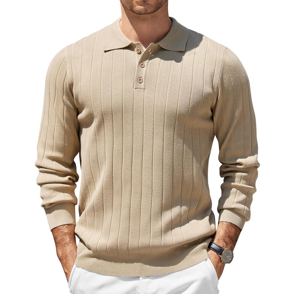 Mens   Shirts Classic Long Sleeve Buttons Fitness Workout T-Shirts Casual Fall Gym Muscle Fit Sports Tops