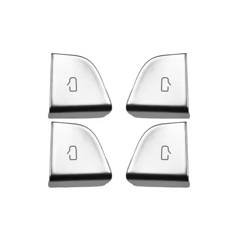 For Tesla Model 3 Highland/Model Y Juniper (2025 Launch) - 4X Car Open Door Button Stickers, Handle Cover & Interior Protection