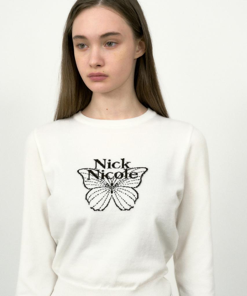 Nigaennikol Mini Butterfly Signature Sleeve Knit_9 Color