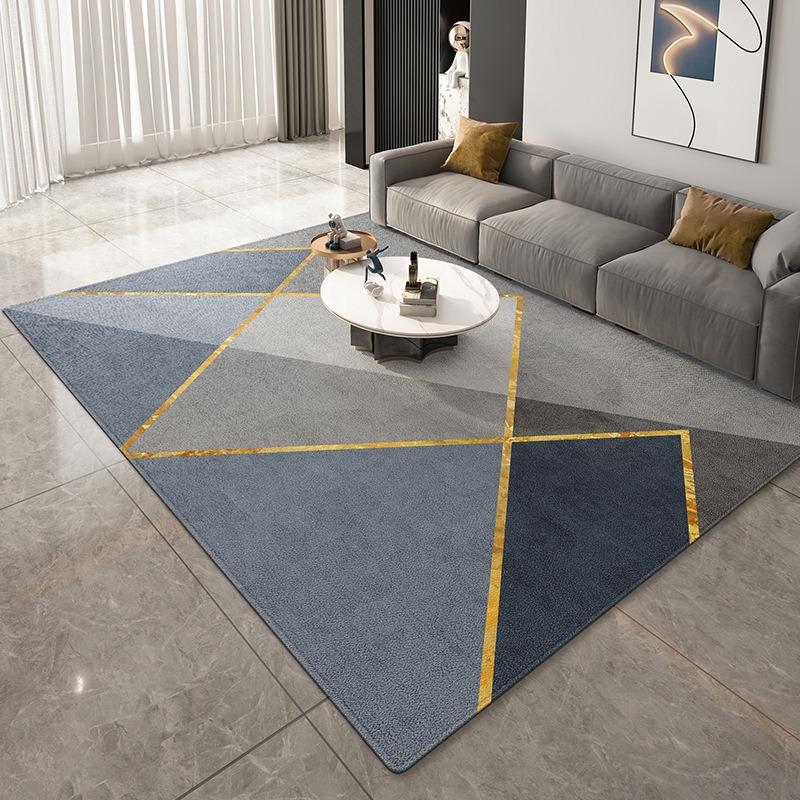 

Minimalist Modern Flannel Area Rug Soft Living Room Carpet Modern Neutral Tone Floor Mat for Sofa Bedroom Home Decor Fashion 40X60CM
