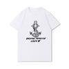 S-3XL 100 Fantasie Harajuku Grafica Estiva Bianca Magliette Donna Stampate Casual Maniche Corte Top Girocollo