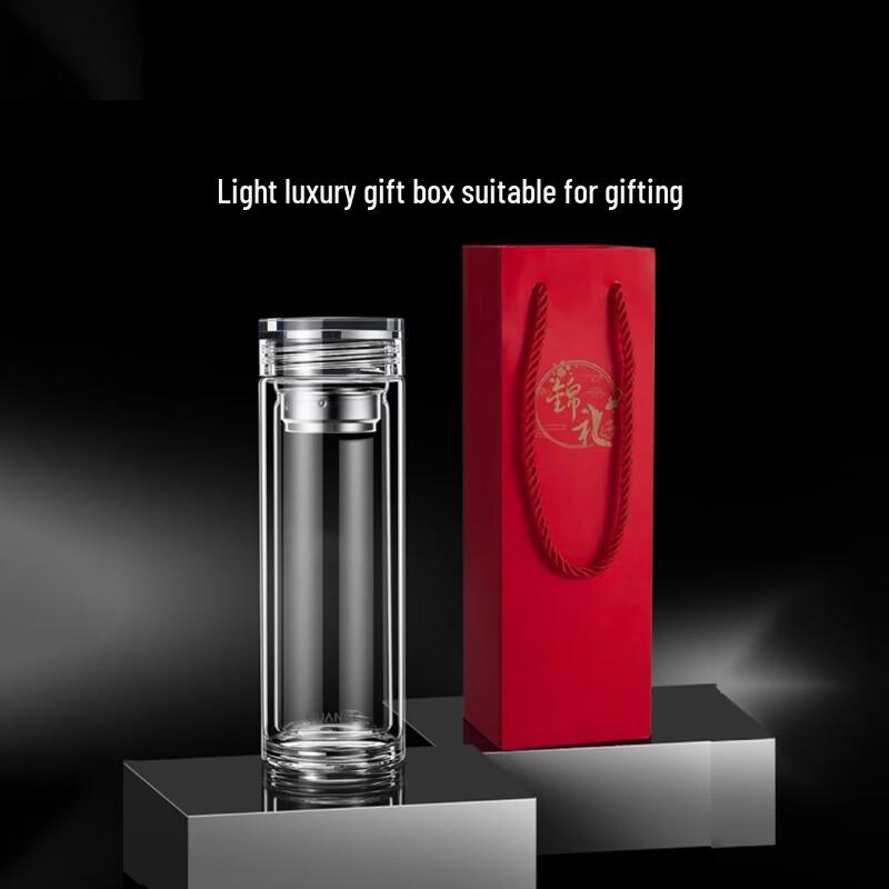 

QUANGE Double-Wall Borosilicate Glass Tea Cup