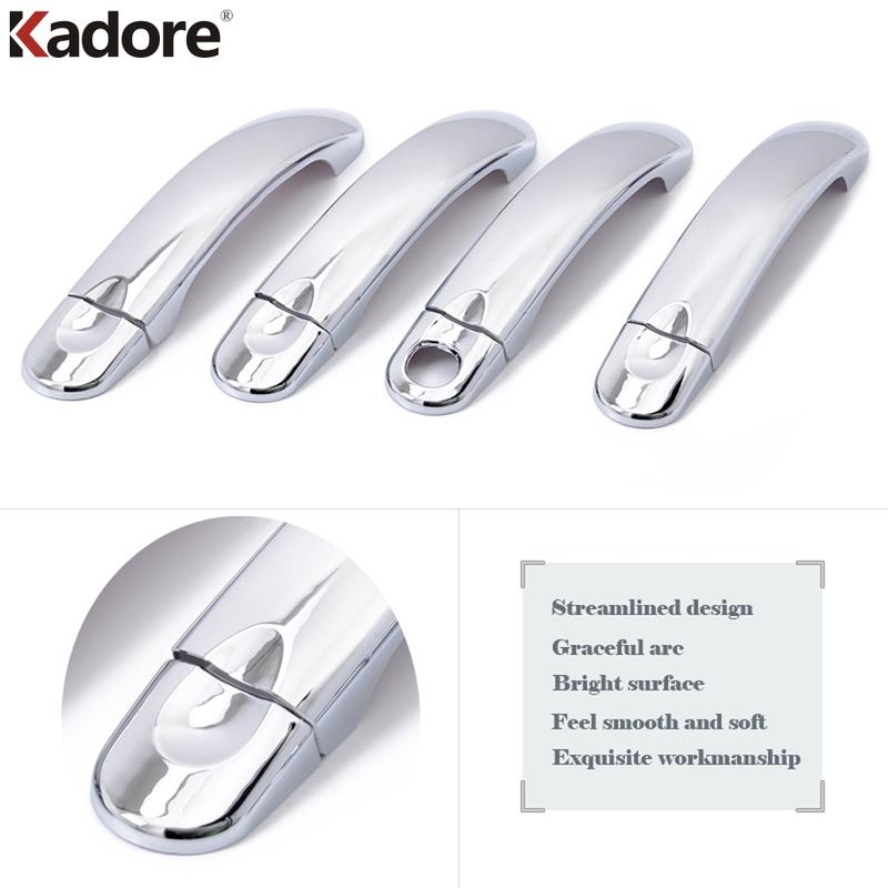 For Volkswagen VW Jetta MK5 2005 2006 2007 2008 2009 2010 Sedan 5th Ge Chrome Accessories Car Side Door Handle Cover Trim