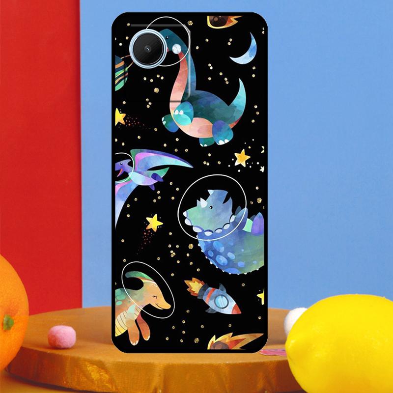 Dinosaur Collage For Realme 15 Pro 10 11 12 13 14 Pro Plus GT6 GT7 C61 C67 C63 C71 C55 C51 C65 C53 C75 Case