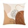 Nordic Morandi Contrasting Print Pillowcase Abstract Lines Minimalist Home Sofa Cushion Cover Bedroom Pillow Cover