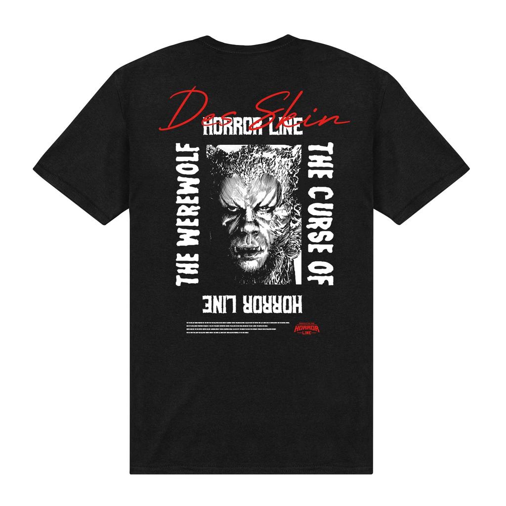 Horror Line Unisex-Erwachsene Curse Of The Werewolf Multi Graphic T-Shirt
