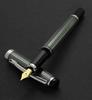 Xezo Incognito Diamond Cut Serial Medium Fountain Zinc Slate Platinum Pen, Lacquer. Plated.